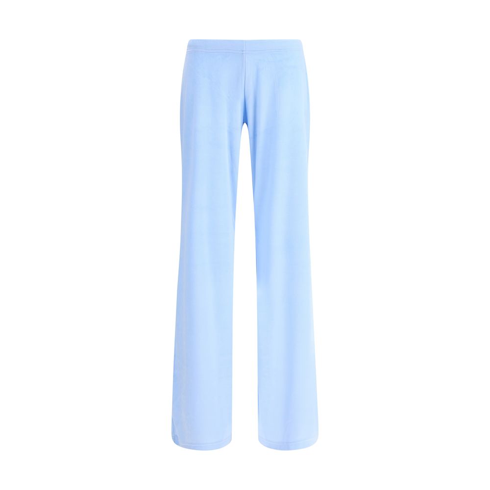 Balenciaga Light Blue Triacetate Casual Pants