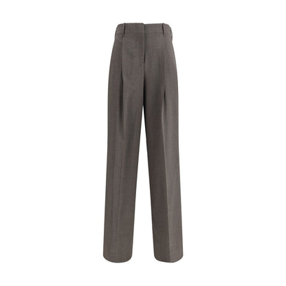 P.A.R.O.S.H. Gray Elastane Dress Pants