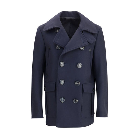 Dsquared² Blue Wool Coat