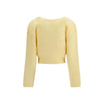 Alessandra Rich Mohair Cardigan with embroidery AL-FABX41839088-IT40 | M