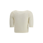 Alessandra Rich Short sleeve mohair Sweater AL-FABX41869001-IT38 | S