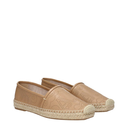 Max Mara Brown Leather Espadrilles