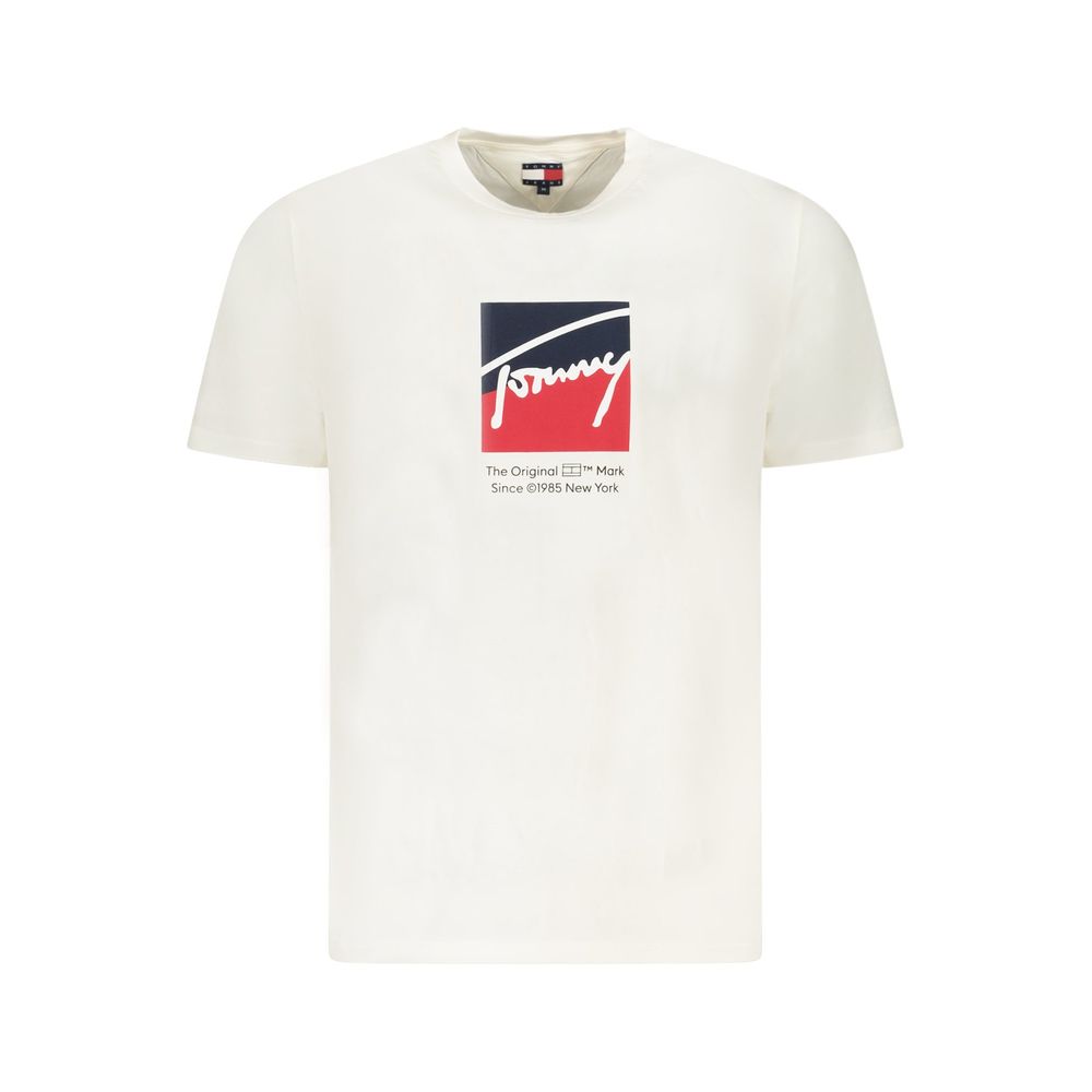 Tommy Hilfiger White Cotton T-Shirt