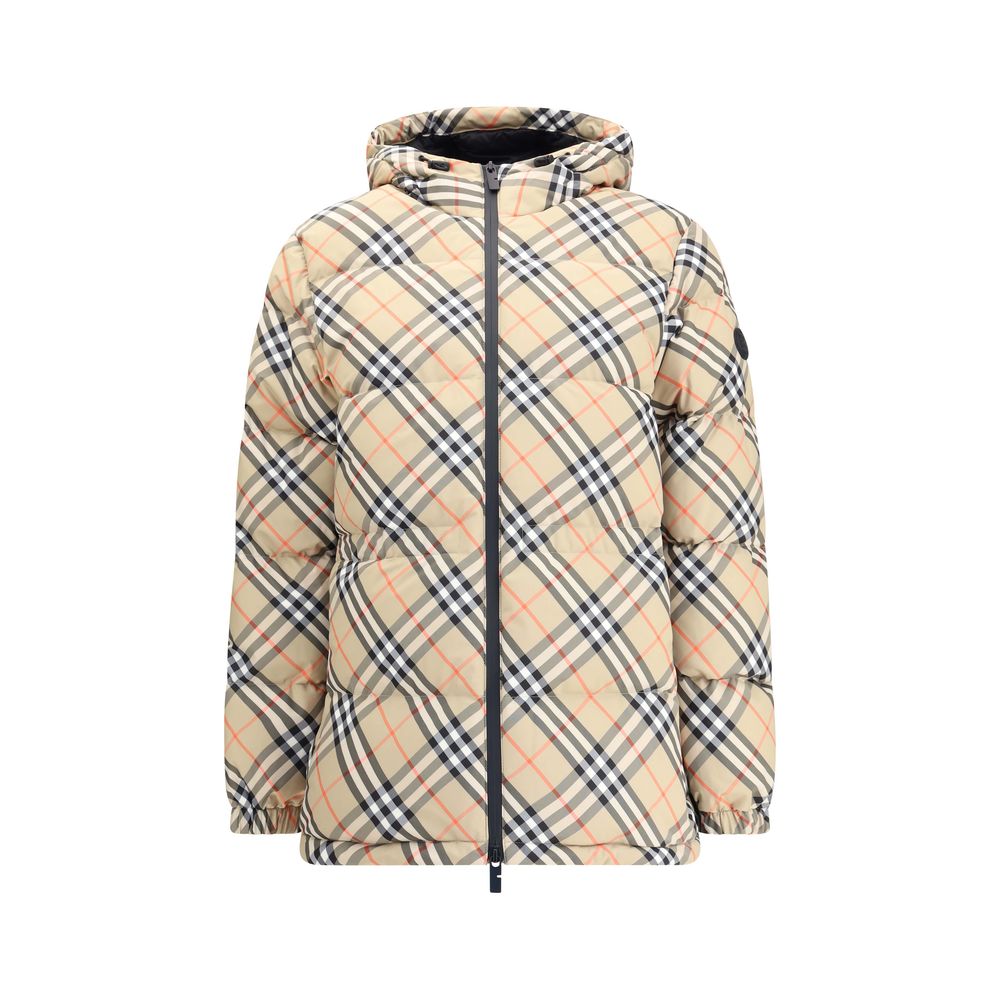 Burberry Beige Polyester Full-Length Jacket