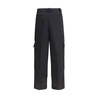 Undercover Black Polyester Cargo Pants