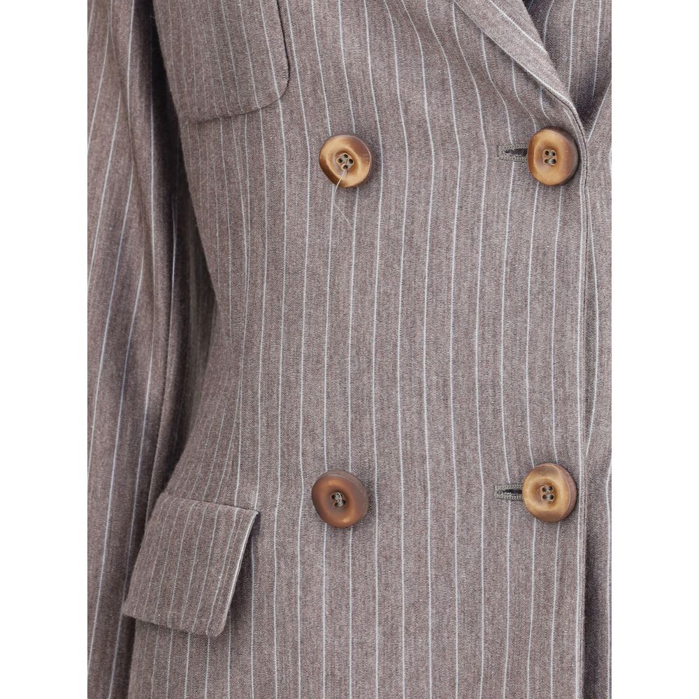 Giorgio Armani Brown Cashmere Blazer