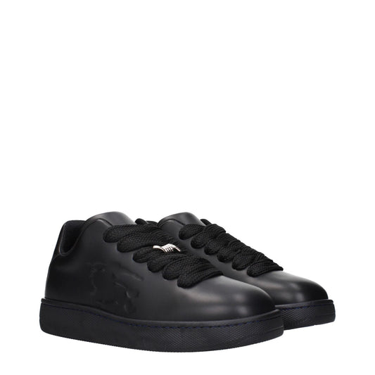 Burberry Black Leather Low Tops BU-15265305592073-EU40/US7