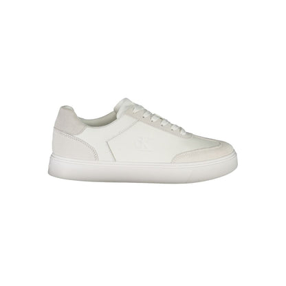 Calvin Klein White Polyurethane Men Sneaker 1728,67403481248,Athletic - Sneakers - Shoes,Calvin Klein,EU40/US7,EU41/US8,EU42/US9,EU43/US10,EU44/US11,EU45/US12,Men,New with tags,Shoes,Sneakers - Shoes,White