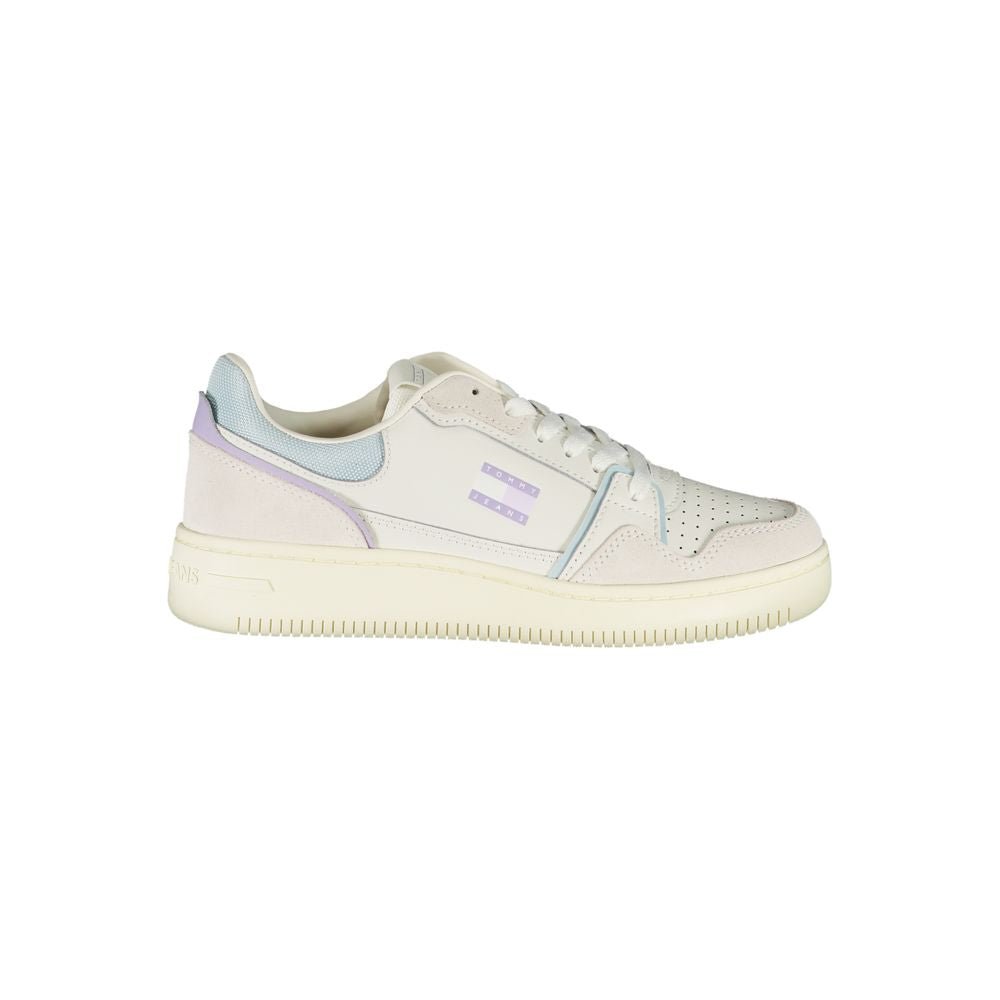 Tommy Hilfiger White Leather Women Sneaker