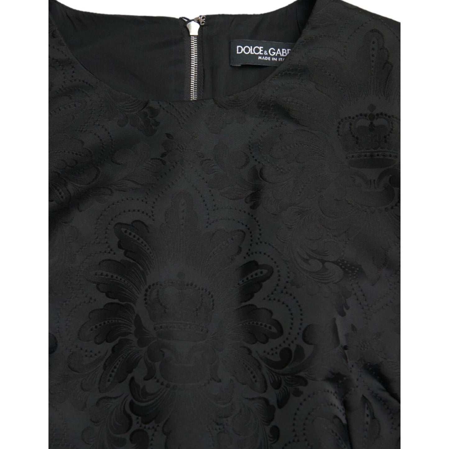 Dolce & Gabbana Black Sleeveless Bodycon A-line Mini Dress