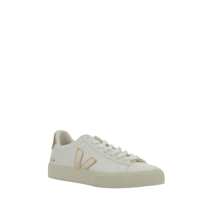 Veja White Calf Leather Bos Taurus Low Top Sneakers with iconic brand logo and contrasting panel details for AW25 season.