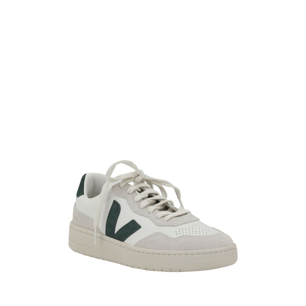 Veja White Rubber Low Top Sneakers