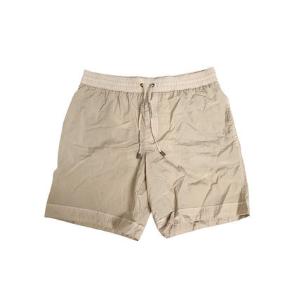 Dolce & Gabbana Beige Nylon Beachwear Men Boxer Short Swimwear