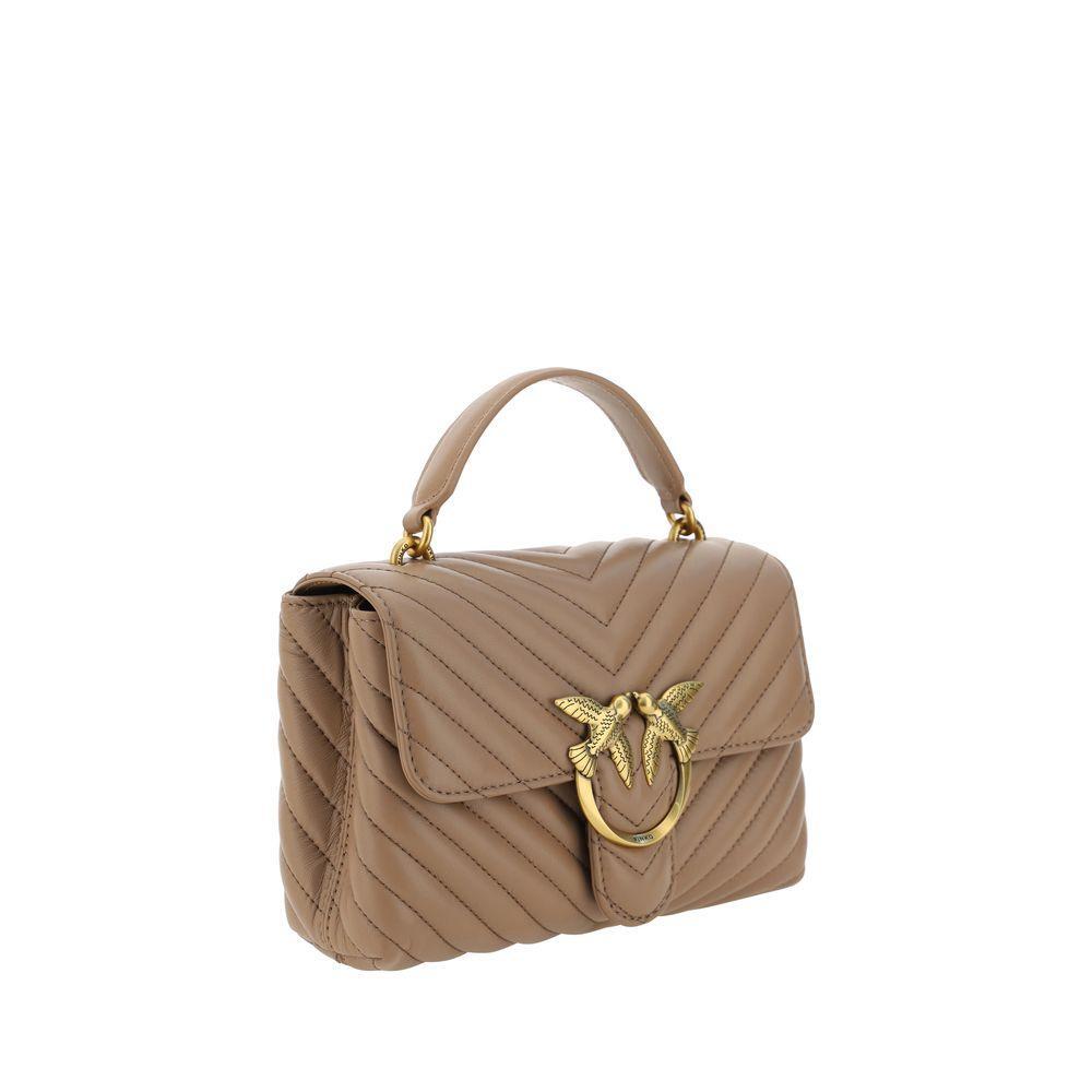 Front view with bag zipped and handles upright.