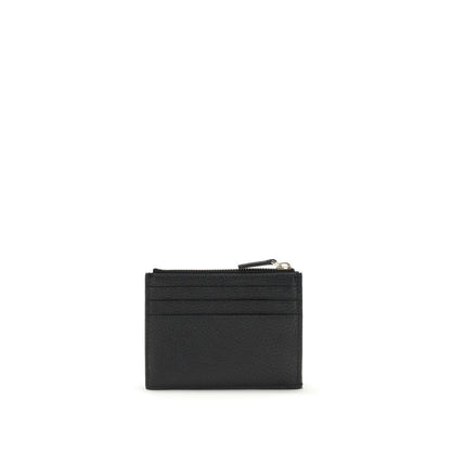 Valentino Garavani Black Calf Leather Bos Taurus Wallet