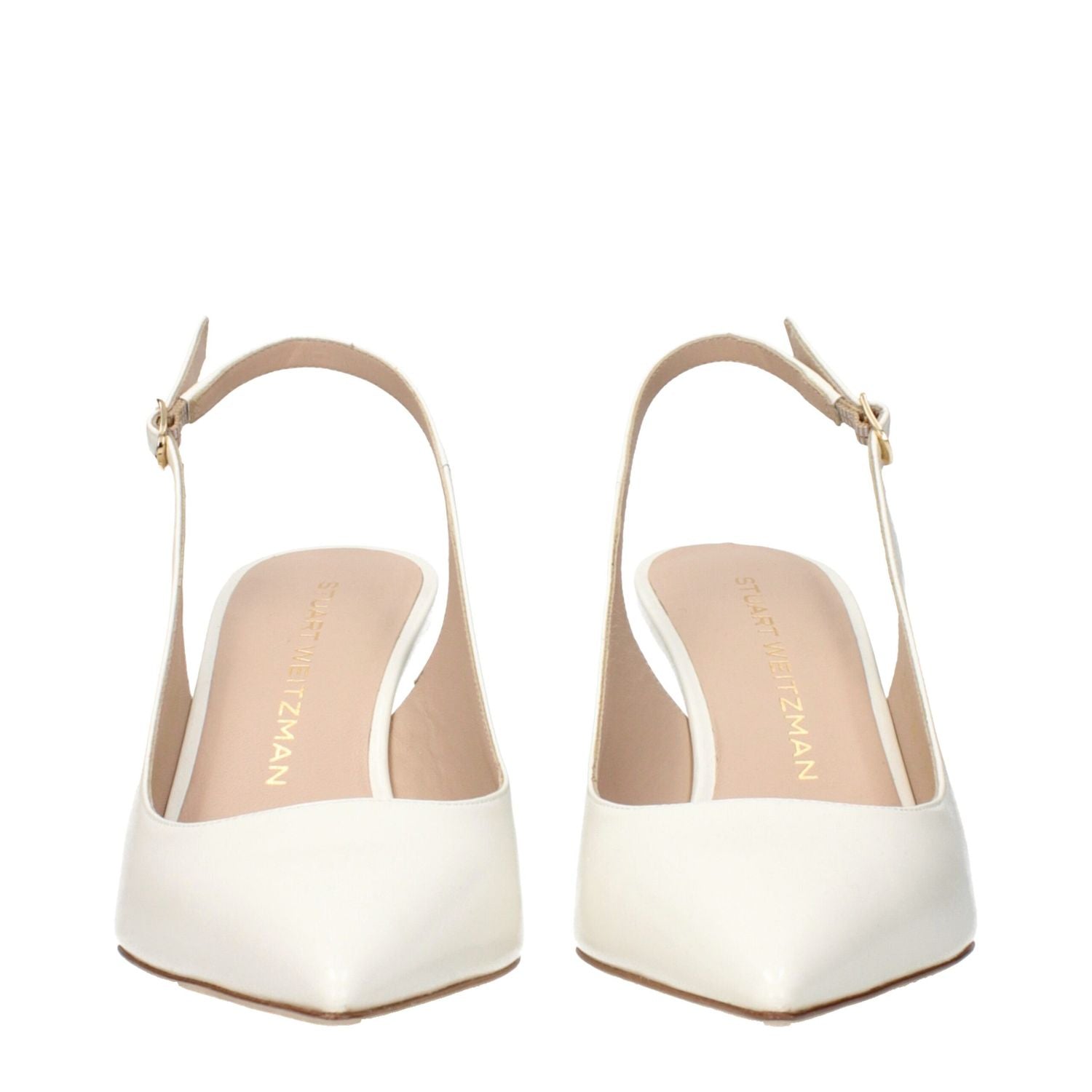 Stuart Weitzman Beige Leather High Heel Pumps