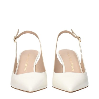 Stuart Weitzman Beige Leather High Heel Pumps