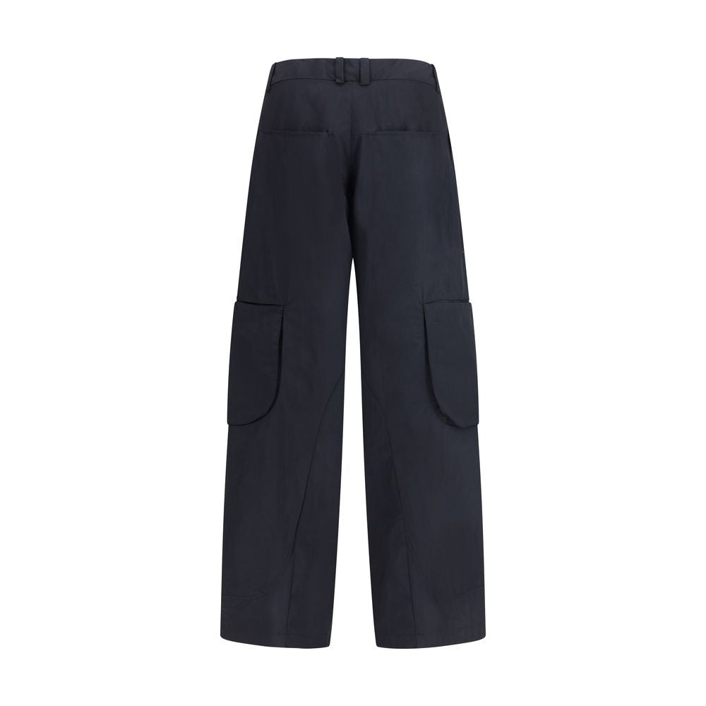 Jacquemus Black Cotton Cargo Pants