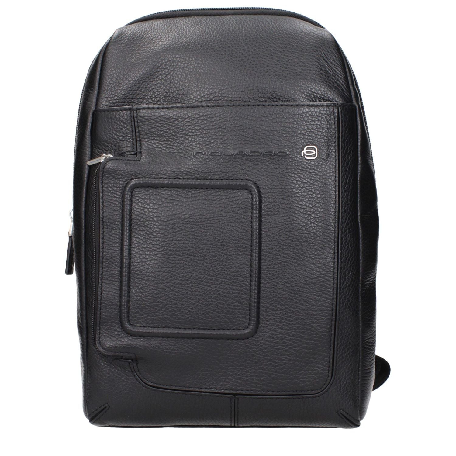 Piquadro Black Leather Crossbody Bag