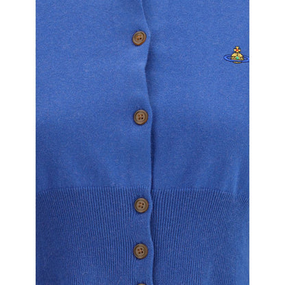 Vivienne Westwood Blue Cotton Cardigan