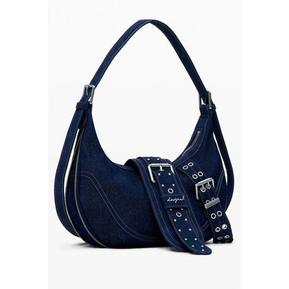 Desigual Blue Cotton Handbag