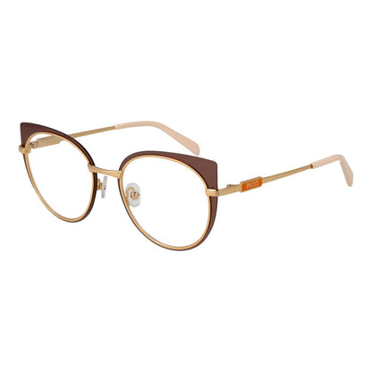 Emilio Pucci Brown Metal Glasses (Frames)