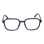 Fila Blue Men Glasses Frame in cellulose propionate, full-rim, square style with 52mm lenses, blue color, 52-17-145 size.