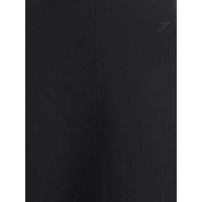 Jacquemus Black Cotton Midi Skirt