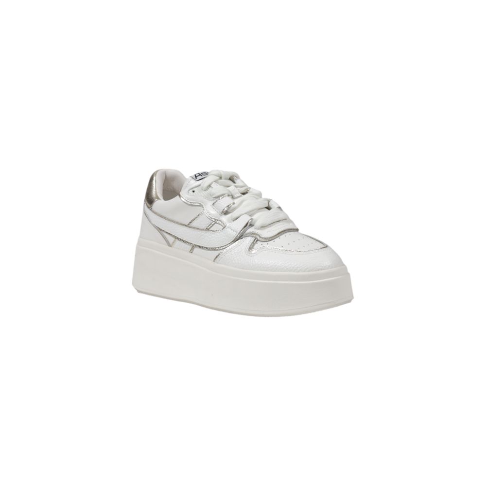 ASH White Leather Platform Sneakers
