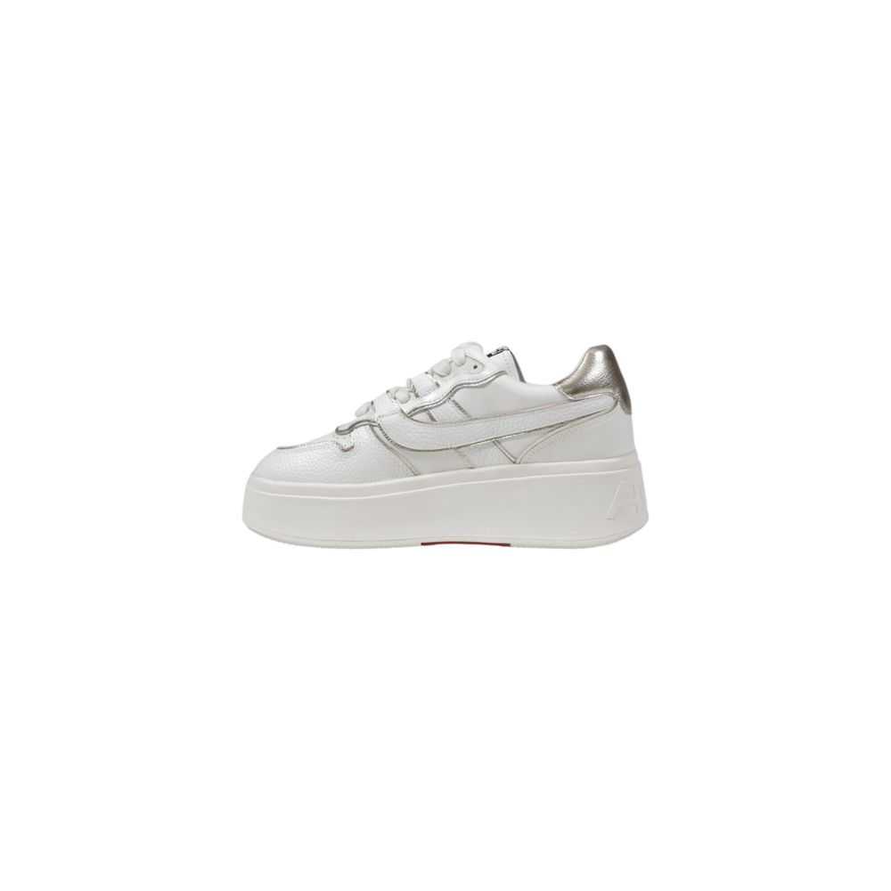 ASH White Leather Platform Sneakers