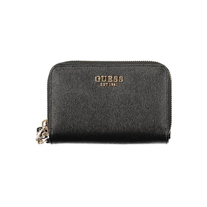 Guess Jeans Black Polyethylene Wallet