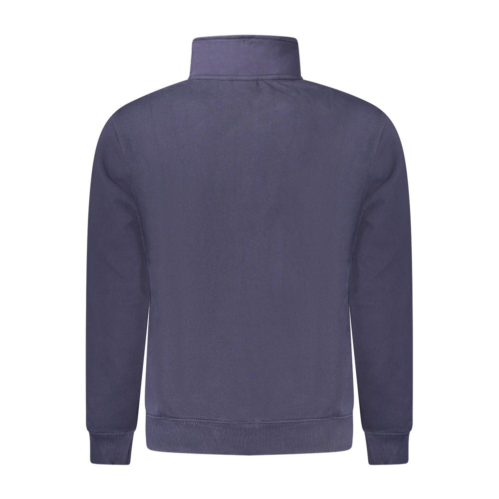 Napapijri Blue Cotton Men Sweatshirt