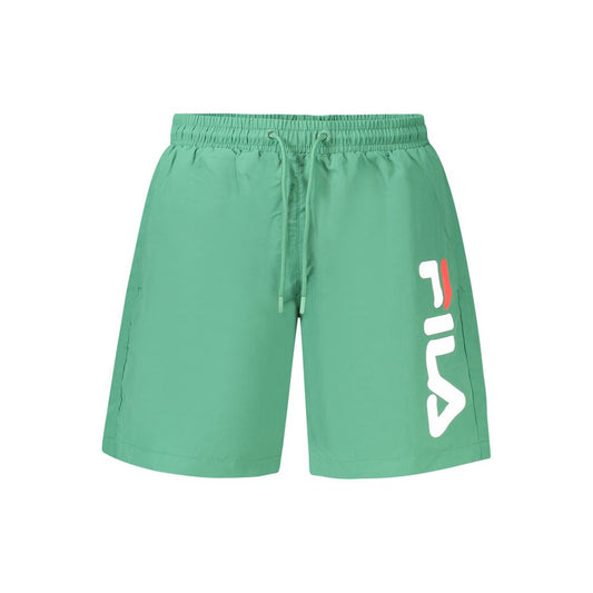 Fila Verde Poliammide Men Swim Boxer