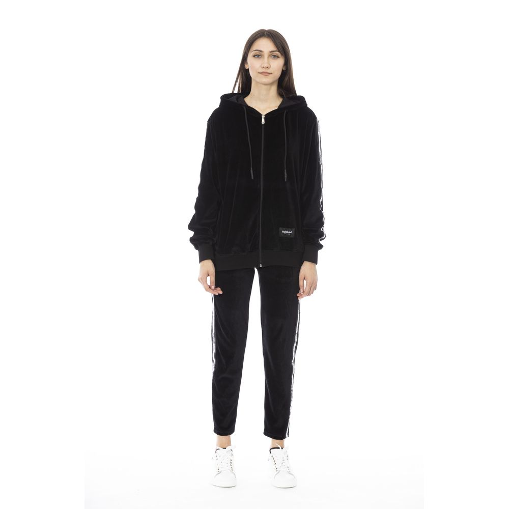 Baldinini Trend Black Cotton Tracksuit