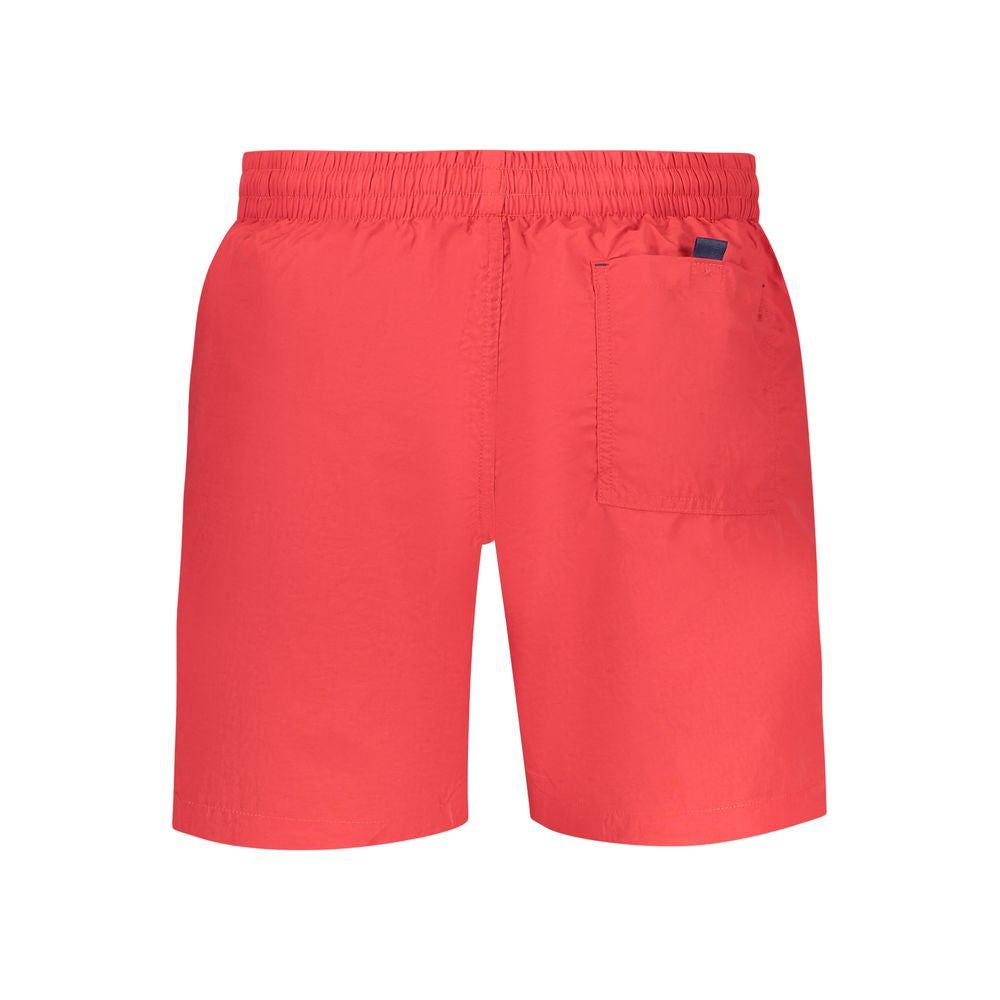 Norway 1963 Rosso Poliammide Men's Swim Boxer