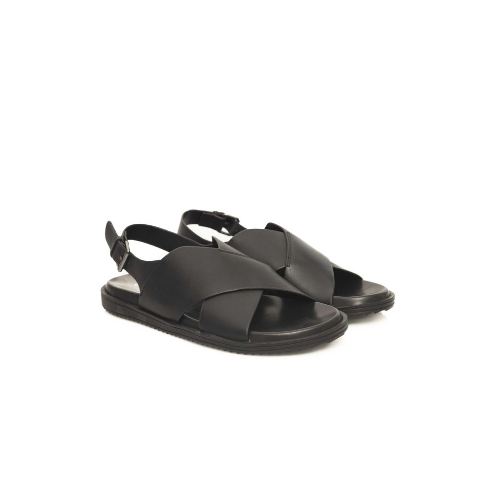 Cerruti 1881 Black Cowhide Sandal