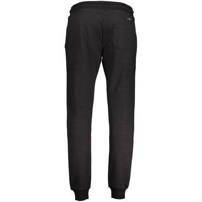 Cavalli Class Black Cotton Men's Sweatpant