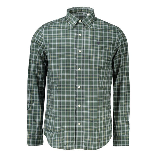 Timberland Verde Cotton Men Shirt