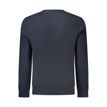 Hugo Boss Blue Cotton Men Sweatshirt