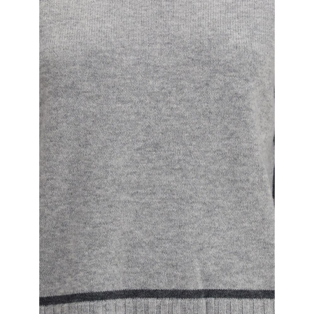 Max Mara Gray Wool Sweatshirt