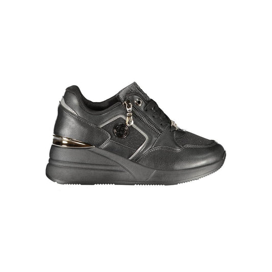 Laura Biagiotti Black Polyester Women Sneaker