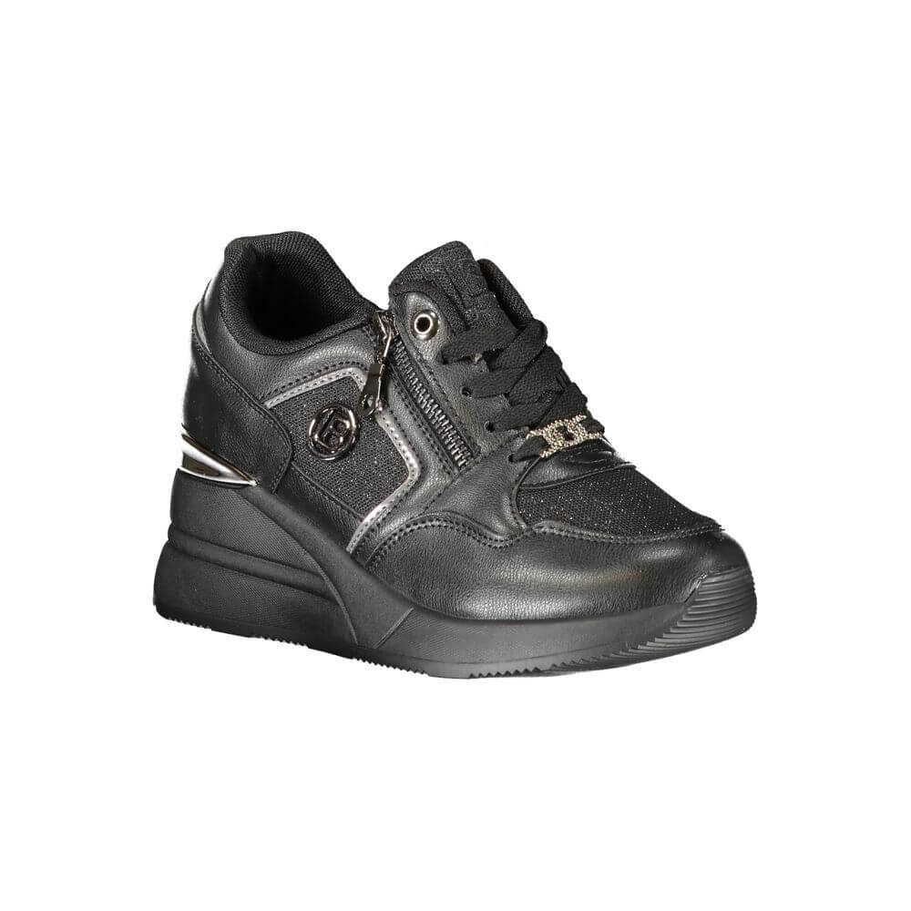 Laura Biagiotti Black Polyester Sneaker