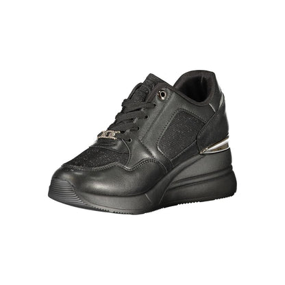 Laura Biagiotti Black Polyester Sneaker
