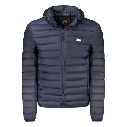 Cavalli Class Blu Polyester Men Jacket