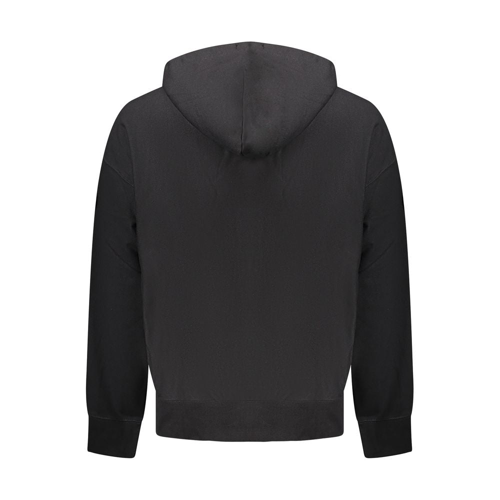 Calvin Klein Black Cotton Men Sweatshirt