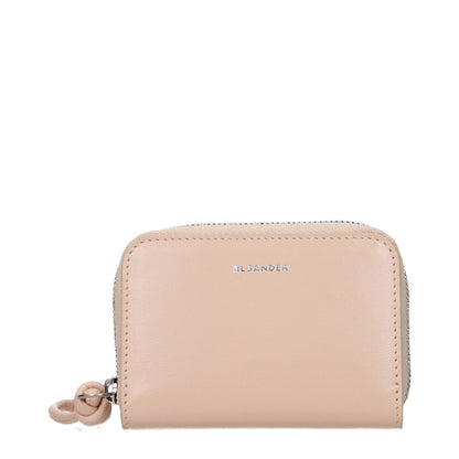 Jil Sander Pink Leather Wallet