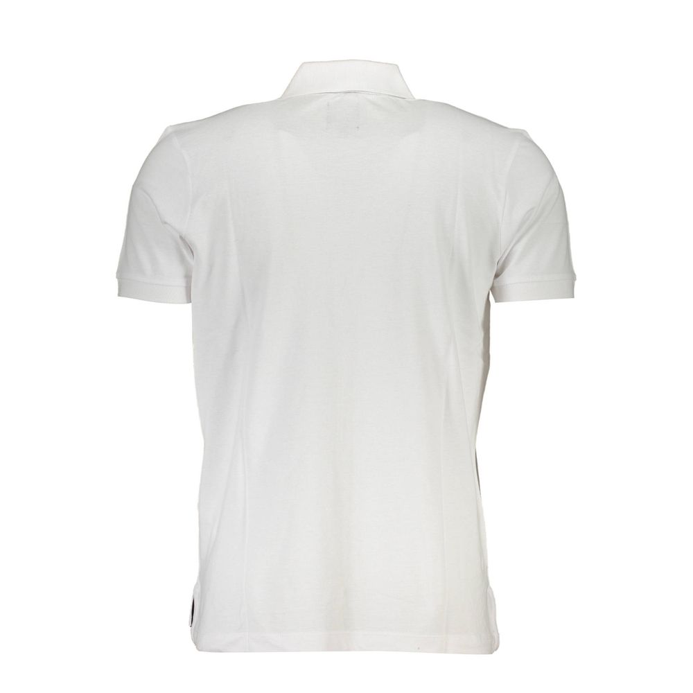 Gianmarco Venturi White Cotton Polo Shirt