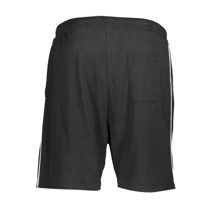 Gianmarco Venturi Black Cotton Men's Sweatpant