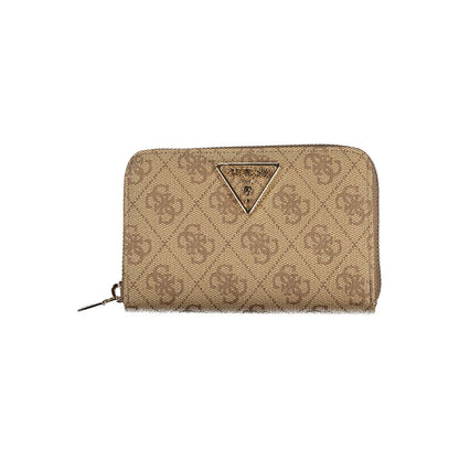 Guess Jeans Beige Polyethylene Women Wallet
