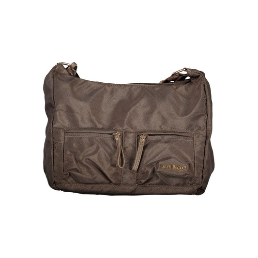 Laura Biagiotti Marrone Polyester Women Handbag 1728,67403481248,Bags,Brown,Handbags - Bags,Laura Biagiotti,New with tags,Women